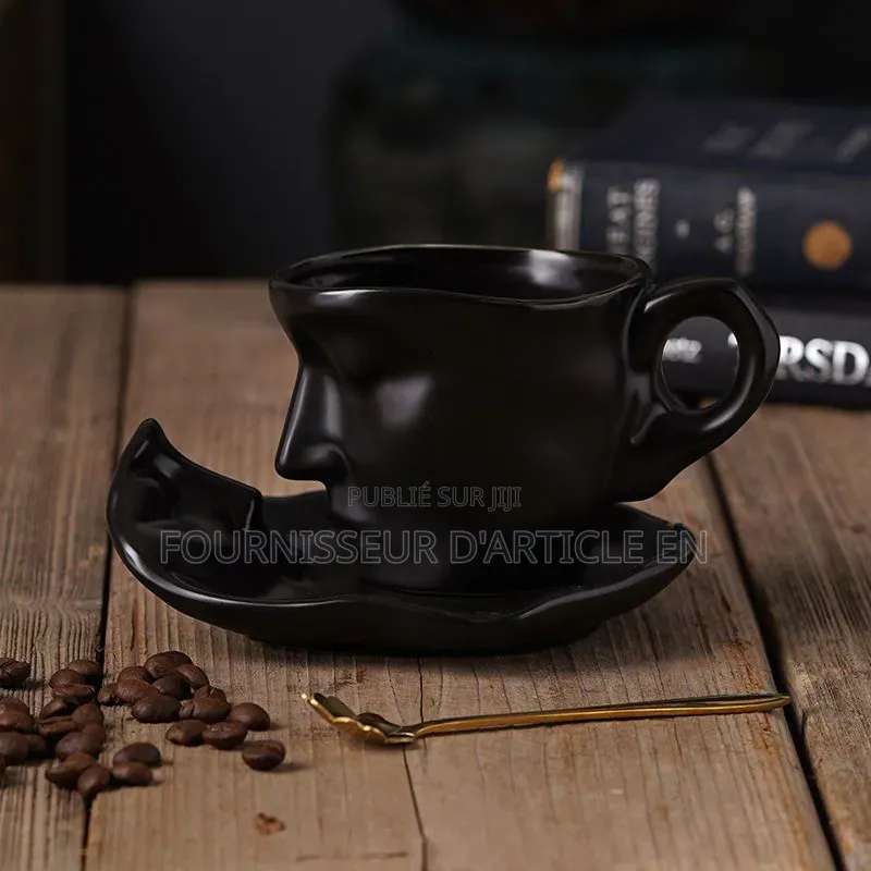 Ensemble De Deux Tasses À Café en Céramique