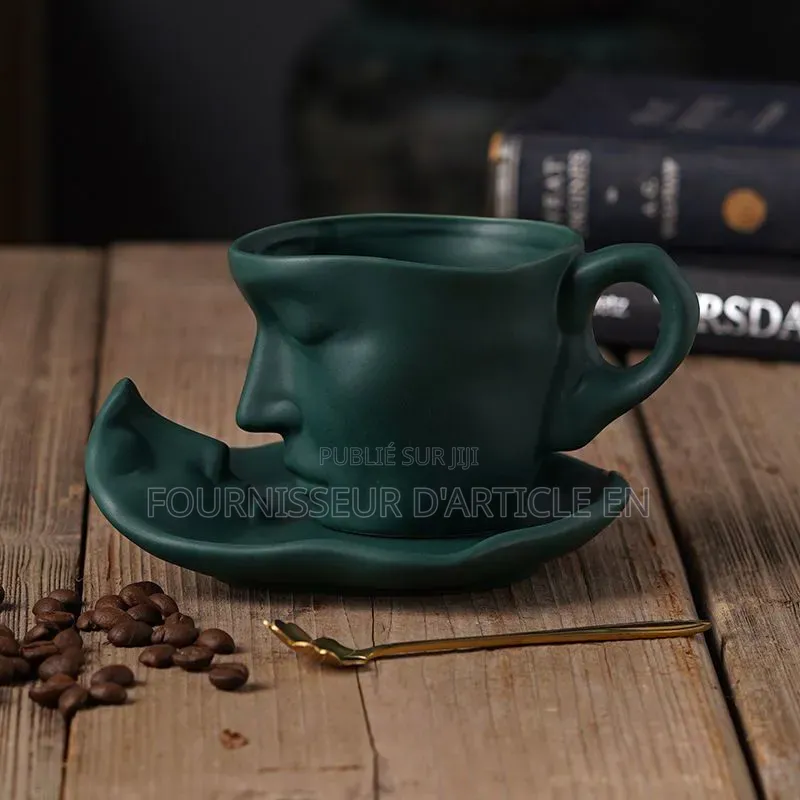 Ensemble De Deux Tasses À Café en Céramique
