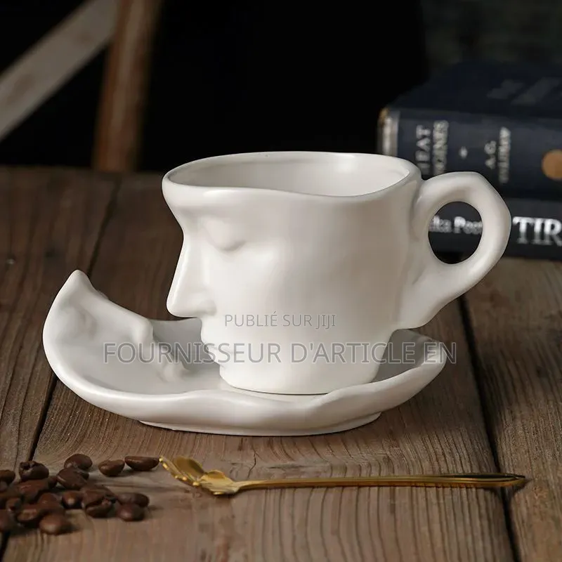 Ensemble De Deux Tasses À Café en Céramique