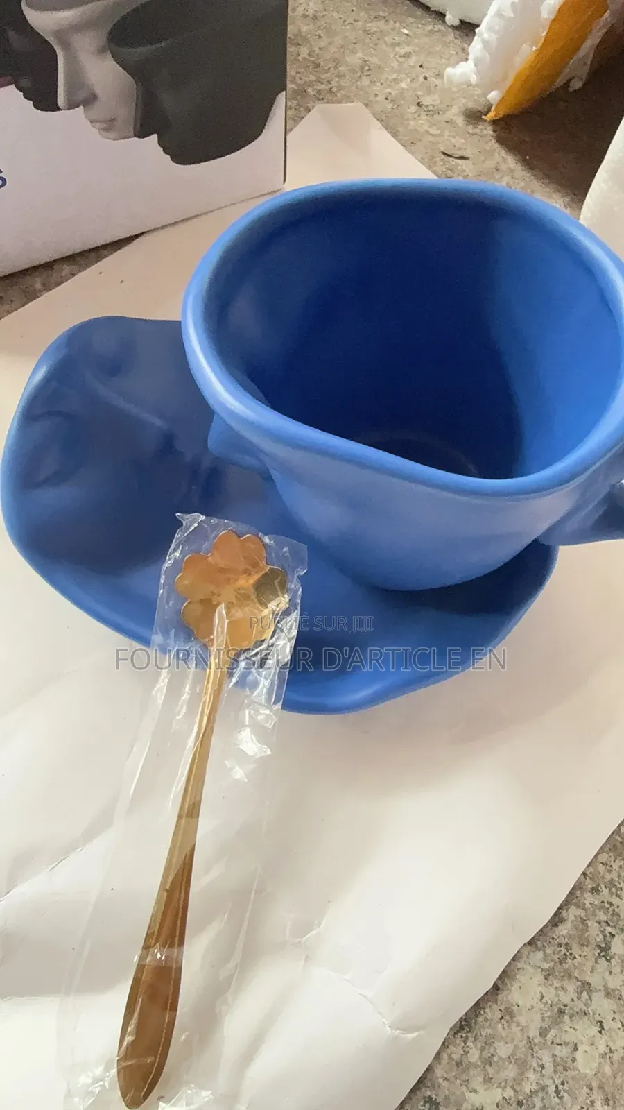 Ensemble De Deux Tasses À Café en Céramique