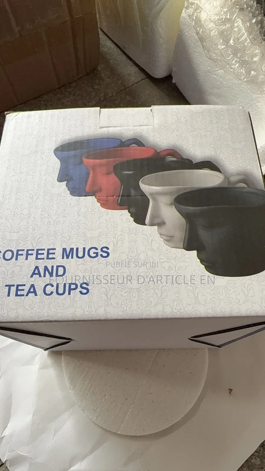 Ensemble De Deux Tasses À Café en Céramique