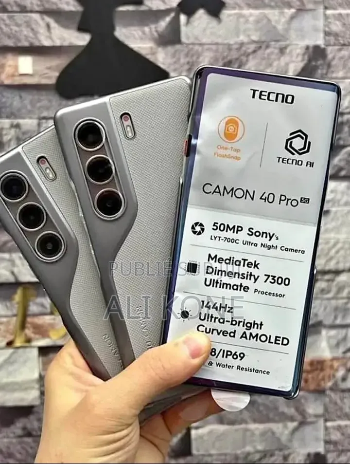 Nouveau Tecno Camon 40 Premier 256 GB Autre