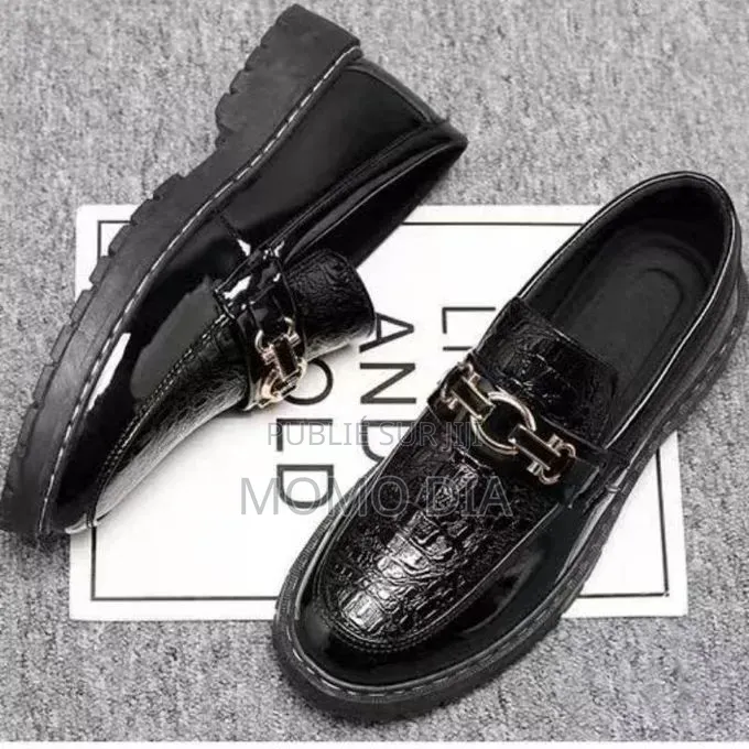 Galuin Nouvelle Chaussures d'Affaires Pour Hommes en Cuir.