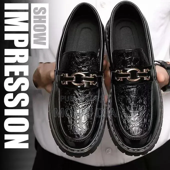 Galuin Nouvelle Chaussures d'Affaires Pour Hommes en Cuir.