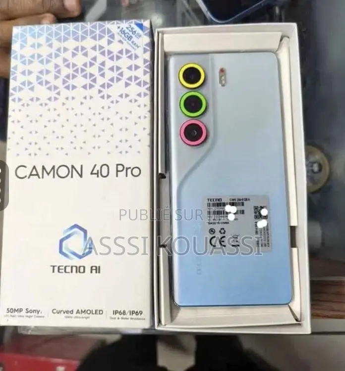 Nouveau Tecno Camon 40 Pro 5G 256 GB Autre