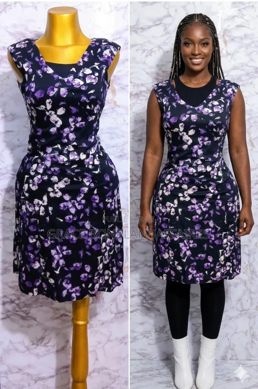 Majestueuse Robe Fleurie Femme. Solde : 1500fcfa