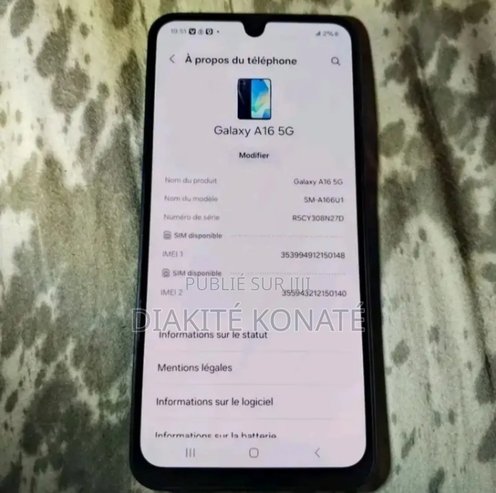 Nouveau Samsung Galaxy A16 128 GB Autre