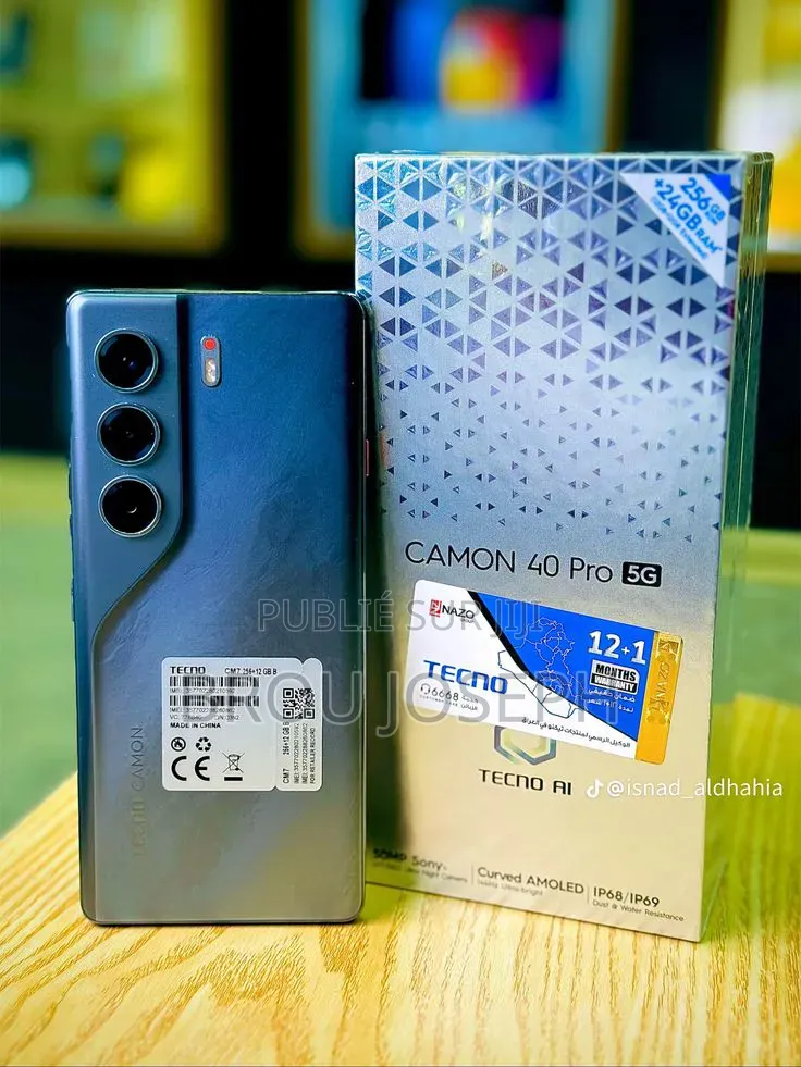 Nouveau Tecno Camon 40 256 GB Blanc