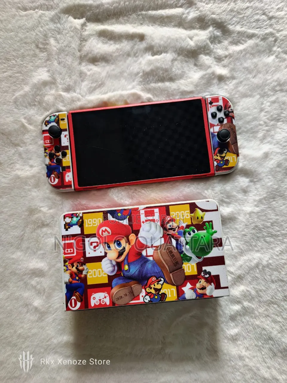 Nintendo Switch Oled Cracker + Jeux Accessoir