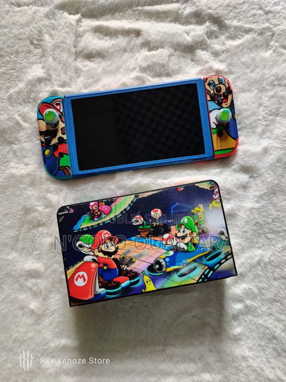 Nintendo Switch Oled Cracker + Jeux Accessoir