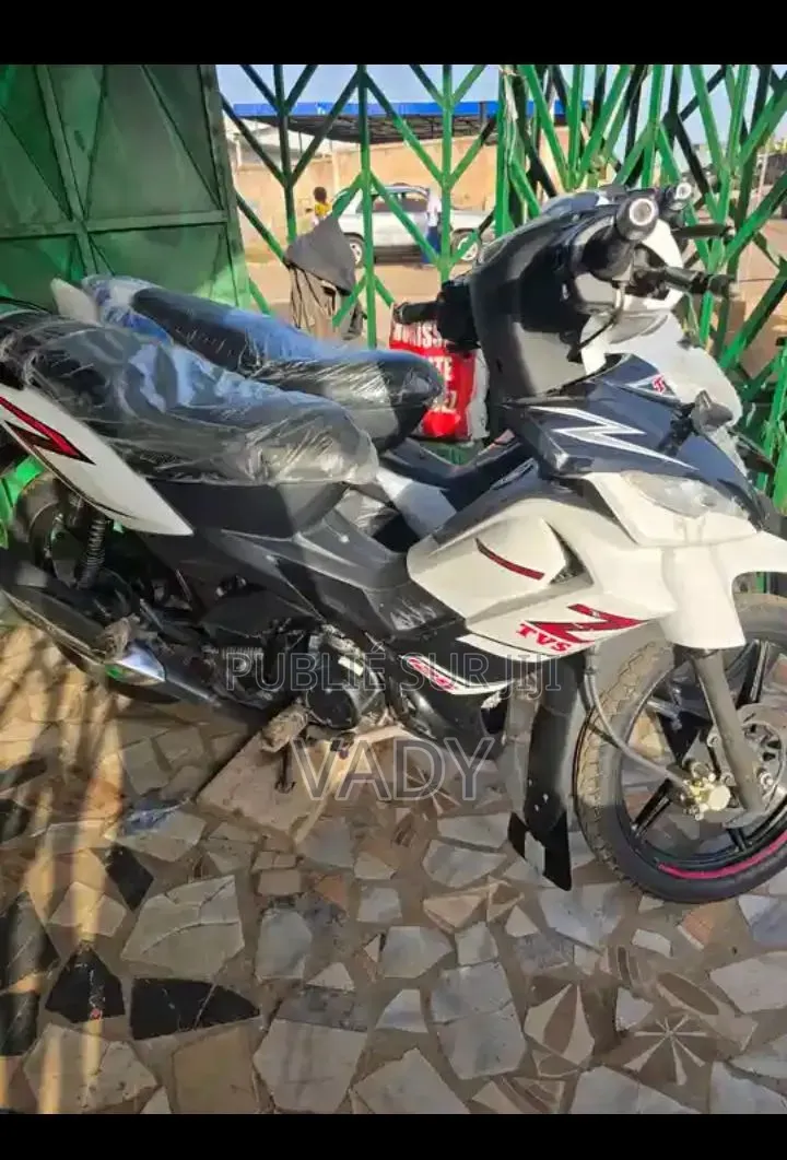 TVS Rockz 125 2025 Blanc