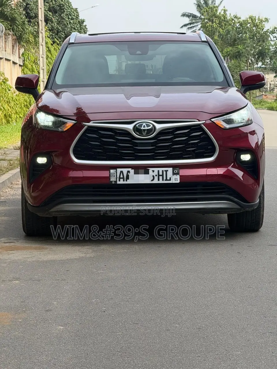 Toyota Highlander XLE 2021 Rouge