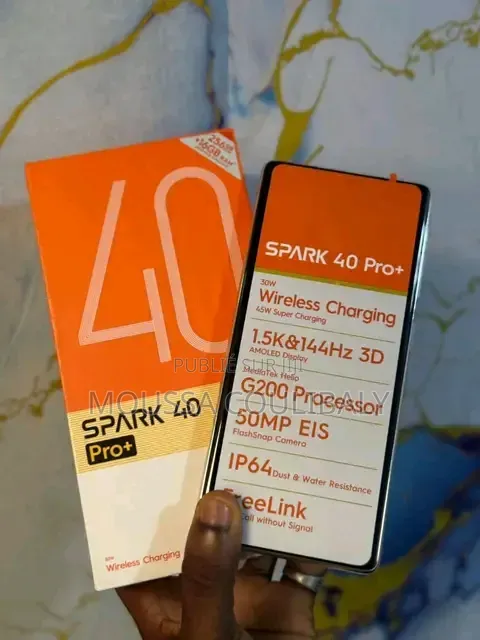 Nouveau Tecno Spark 40 128 GB Blanc