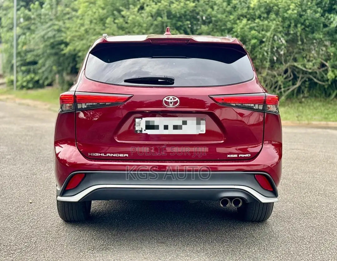 Toyota Highlander XSE 2022 Rouge