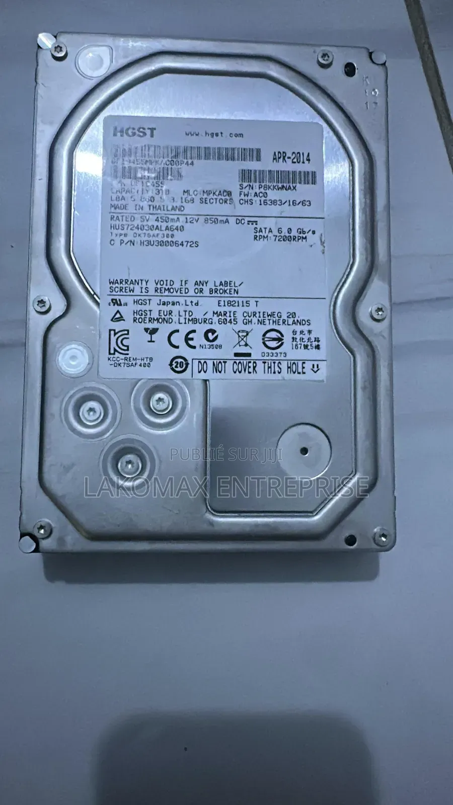 Disque Dur 3to Pour Vidéo Surveillance
