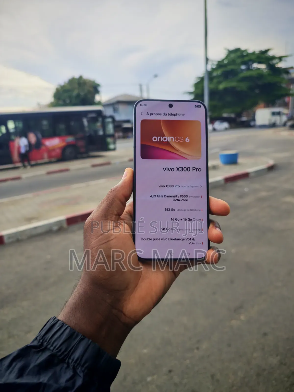 Nouveau Vivo X300 Pro 512 GB Noir