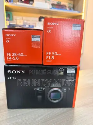 Sony Alpha A7 Iii – Pack Complet (Neuf Scellé)
