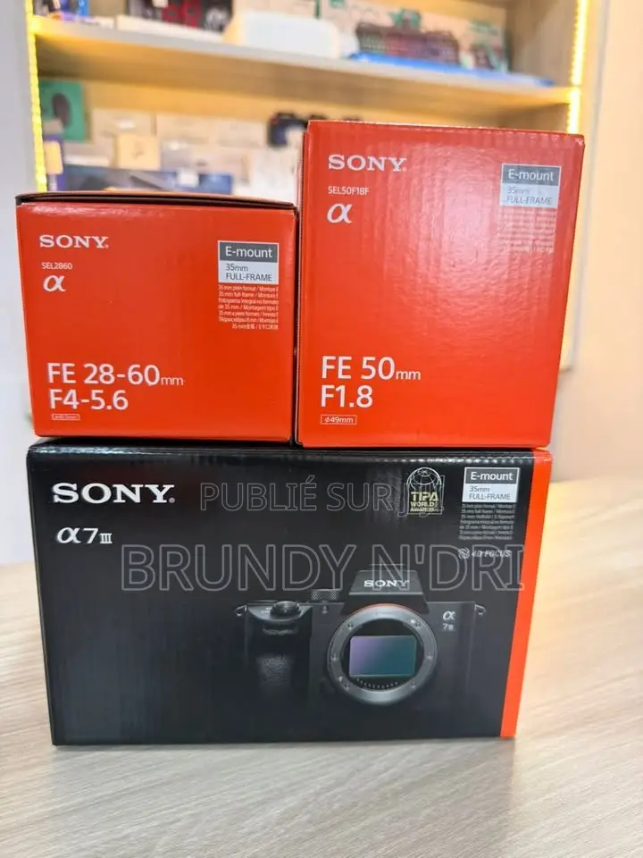 Sony Alpha A7 Iii – Pack Complet (Neuf Scellé)