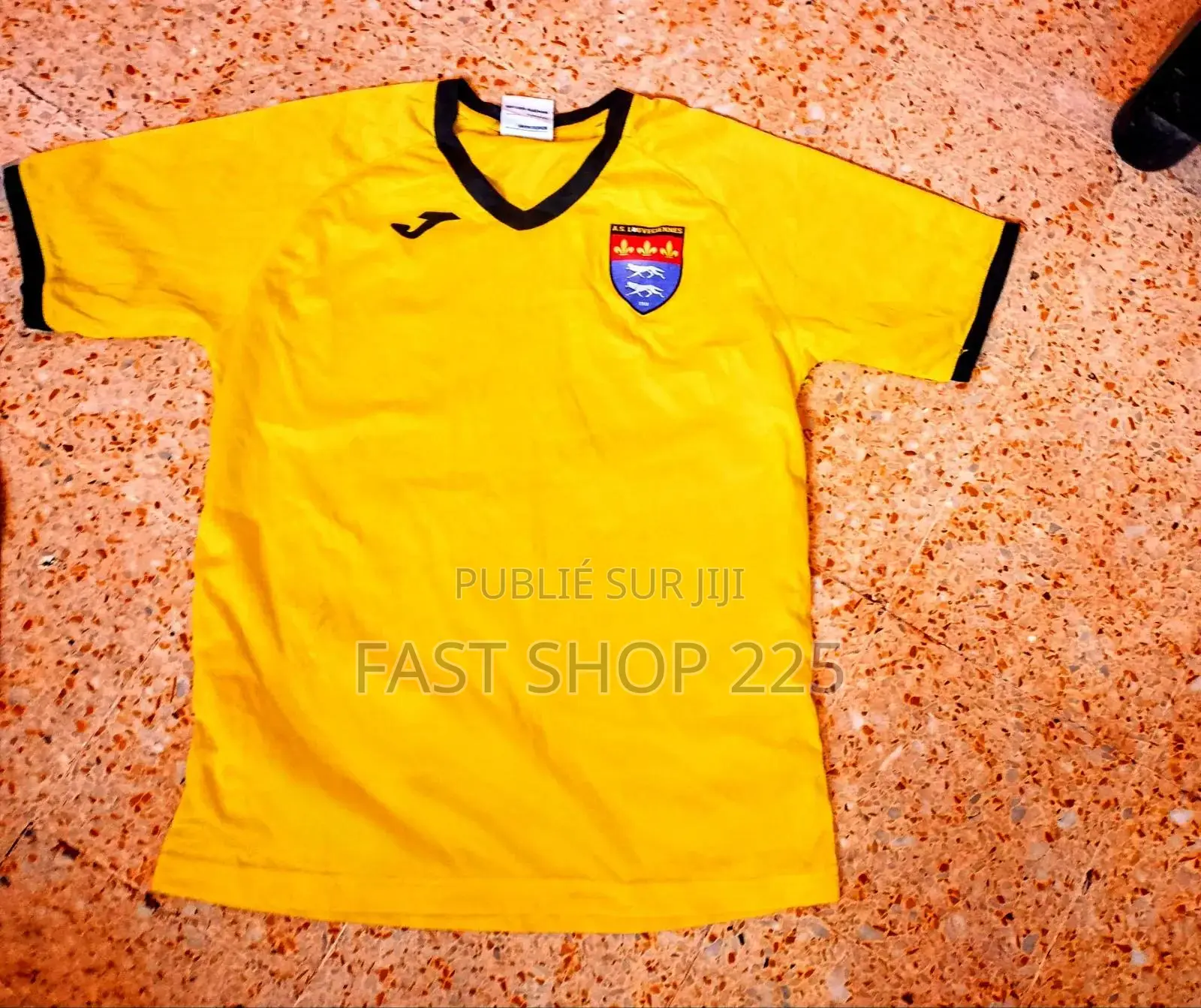 Maillot De Foot Jaune Louveciennes (Enfant)