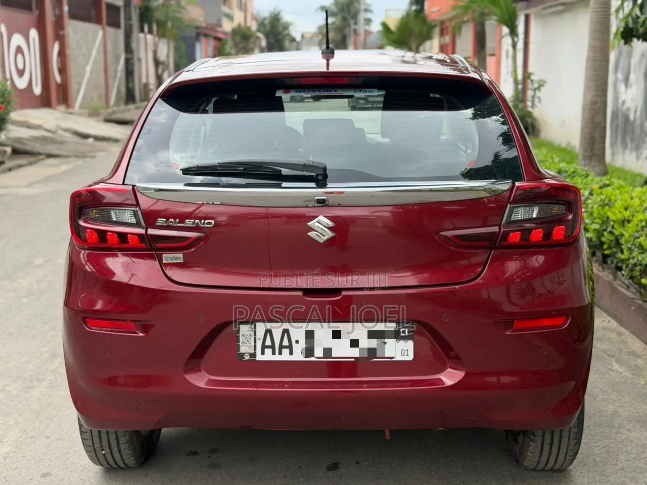 Suzuki Baleno 2025 Rouge