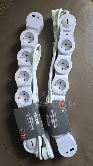 Multiprise Flexible Avec 2 Port Usb ( Type C Et Type A)