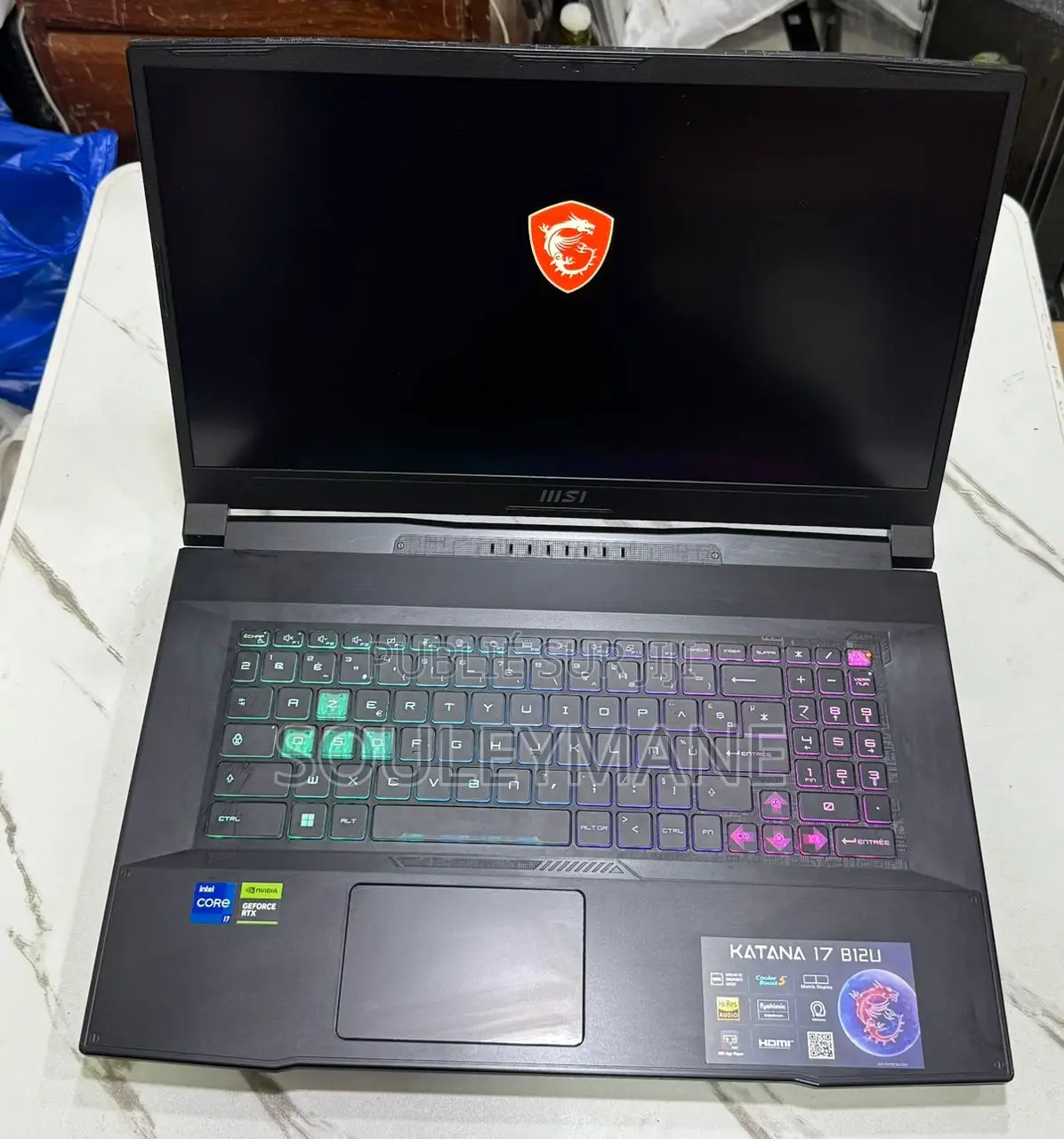 Ordinateur portable MSI Katana 17 16GB Intel Core i7 SSD 512GB