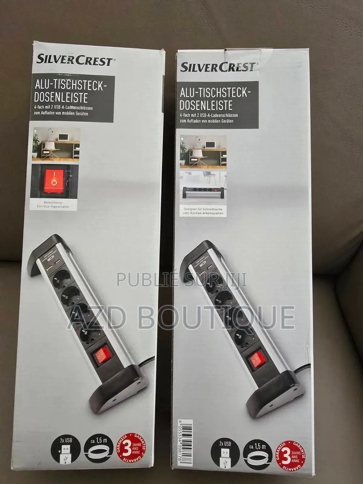 Multiprise d'Angle / Plan De Travail (Silvercrest)