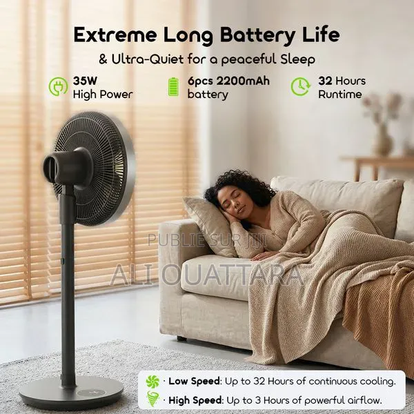 Oraimo Ventilateur Rechargeable