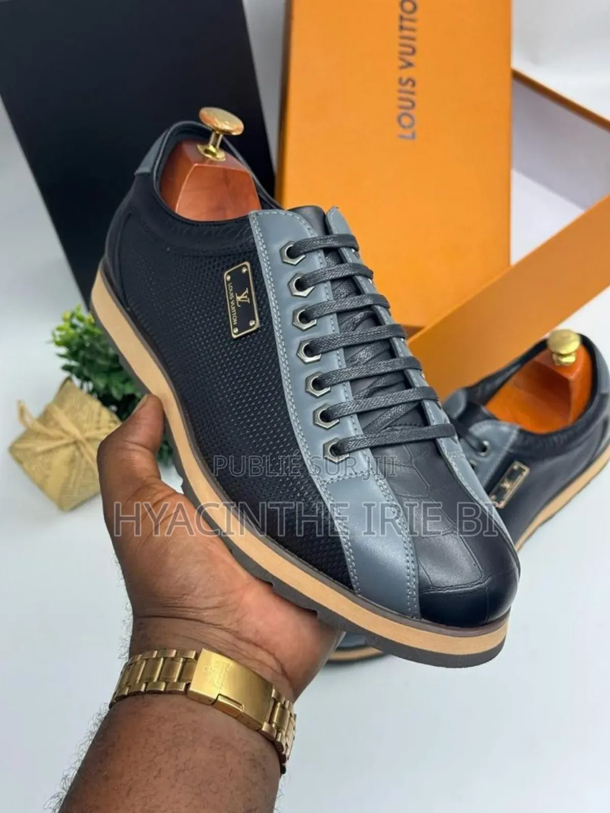 Louis Vuitton Sneakers Original Semelle Gomme Authentique Qualit