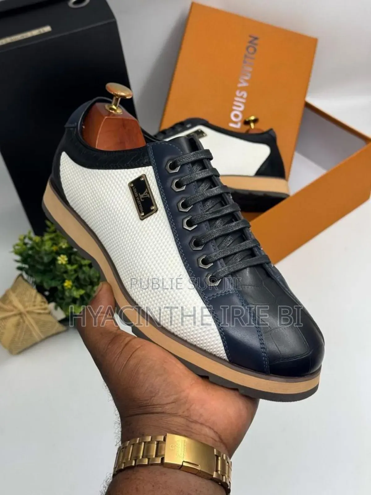 Louis Vuitton Sneakers Original Semelle Gomme Authentique Qualit