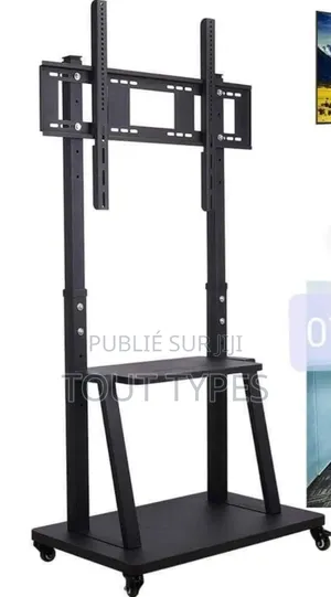 Support De Tv Mobile Avec Roulettes