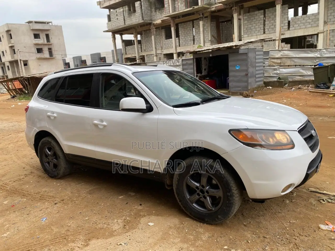 Hyundai Santa Fe 2008 Blanc