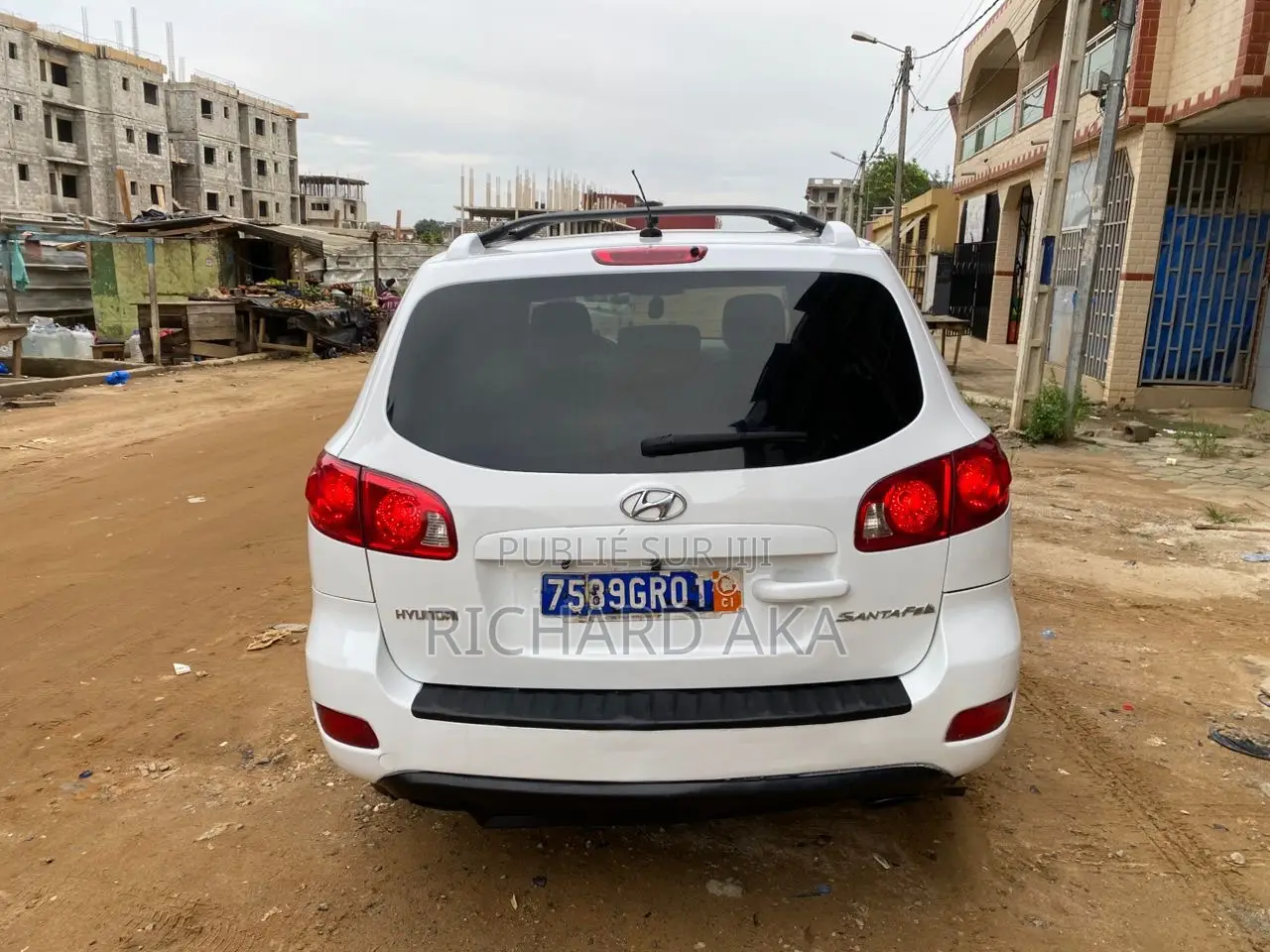 Hyundai Santa Fe 2008 Blanc
