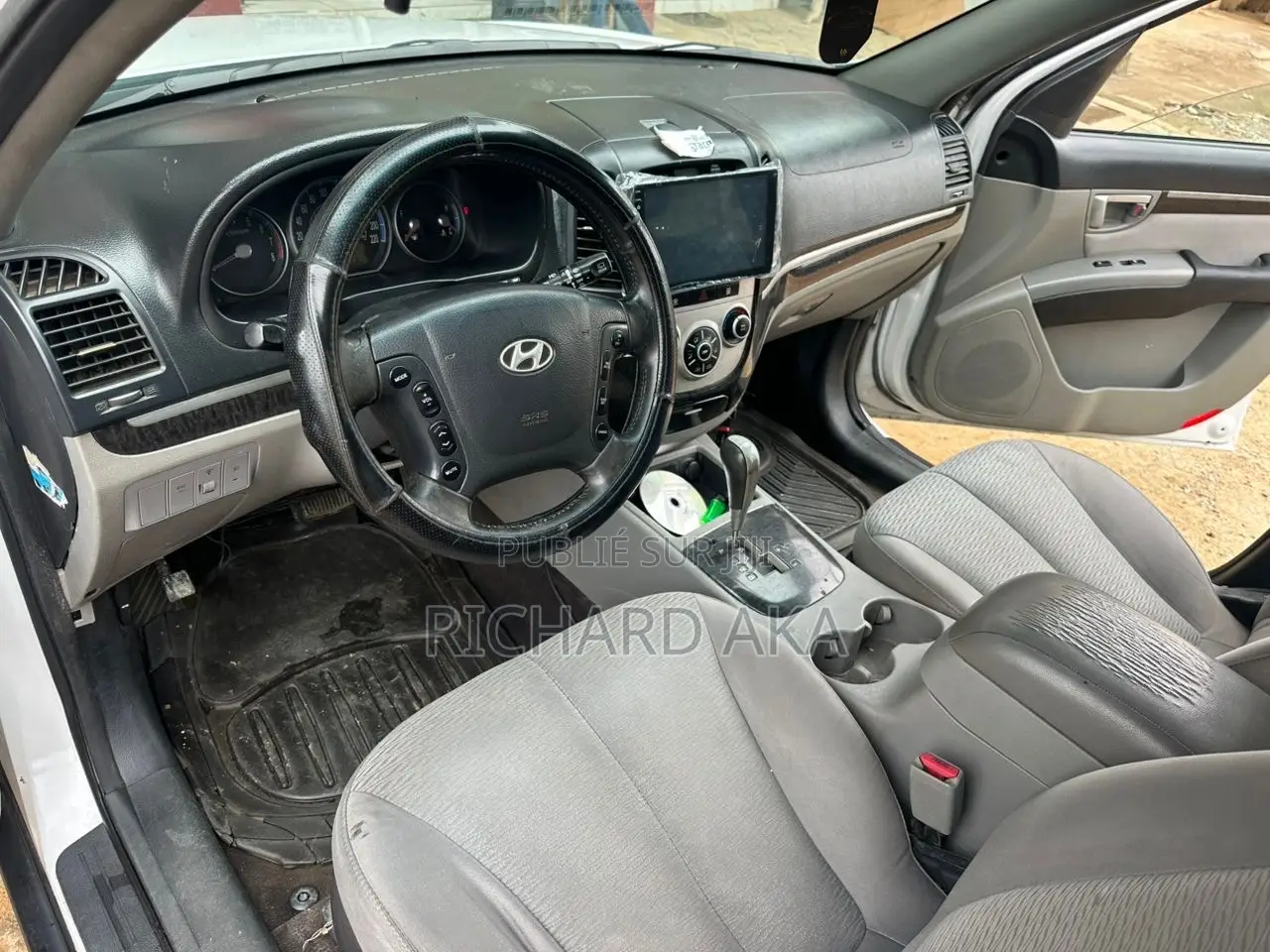 Hyundai Santa Fe 2008 Blanc