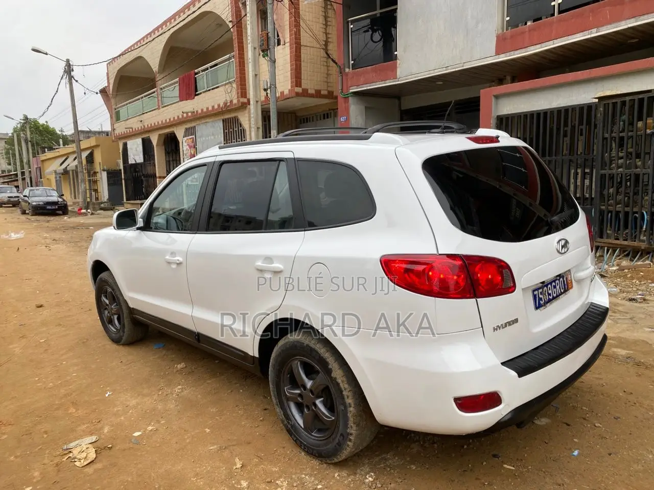 Hyundai Santa Fe 2008 Blanc