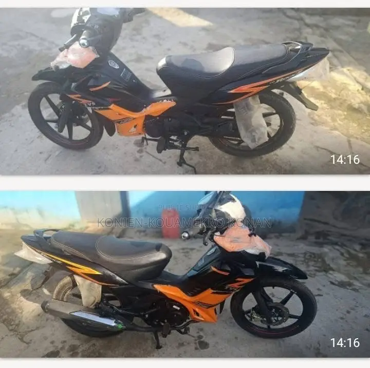 Nouveau TVS Rockz 125 2024 Orange