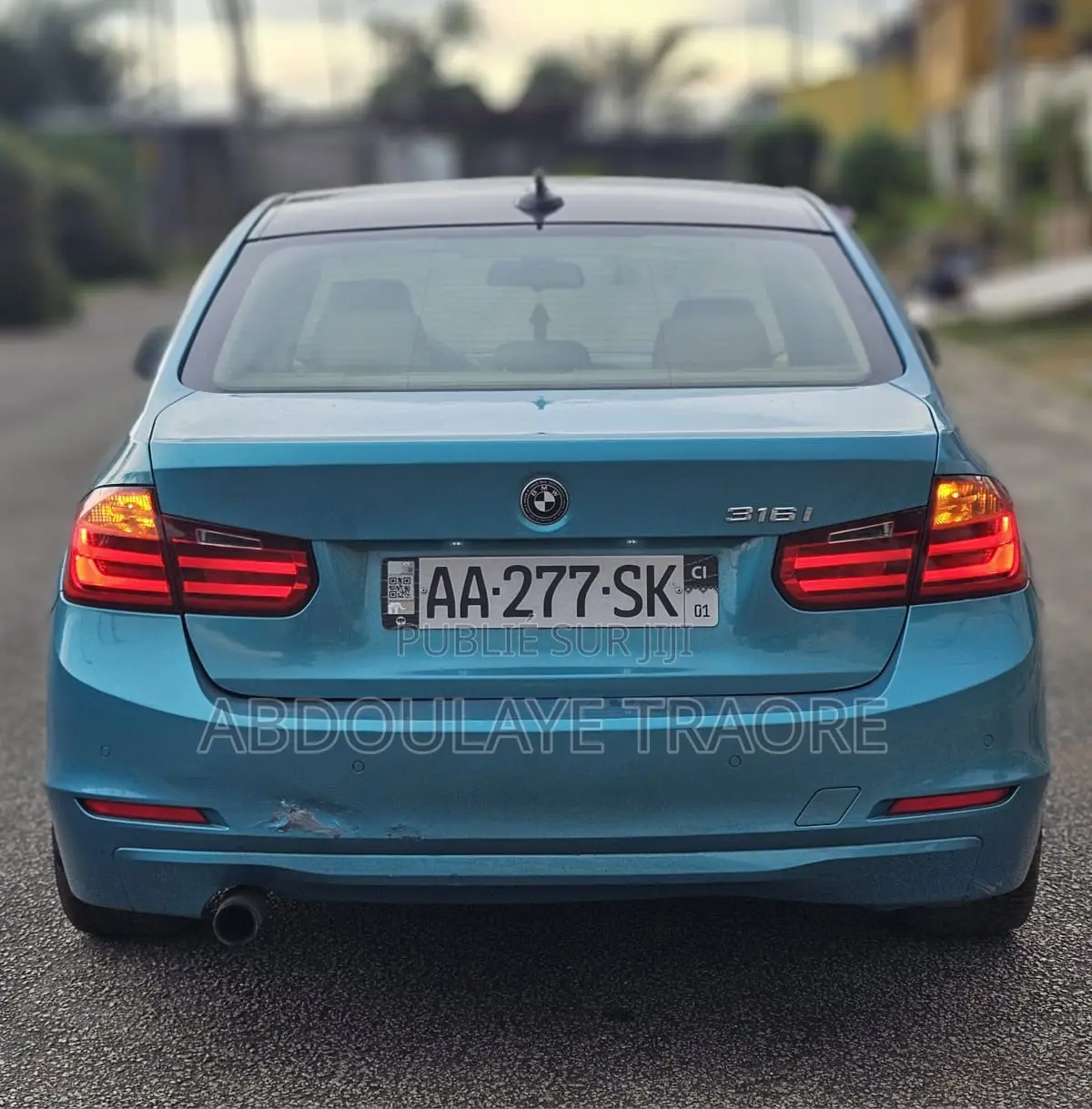 BMW 316i 2014 Bleu