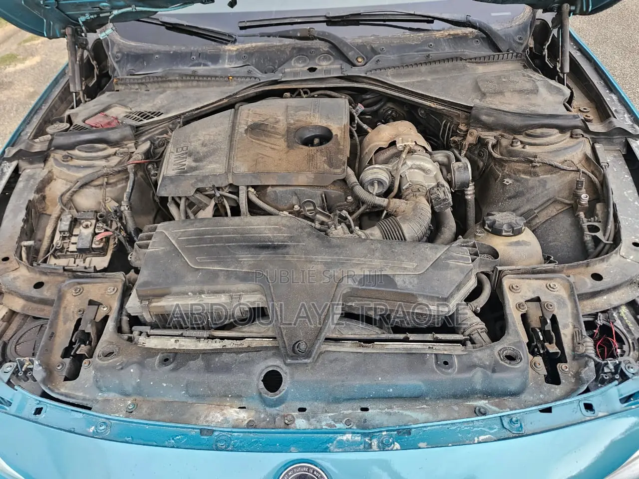 BMW 316i 2014 Bleu