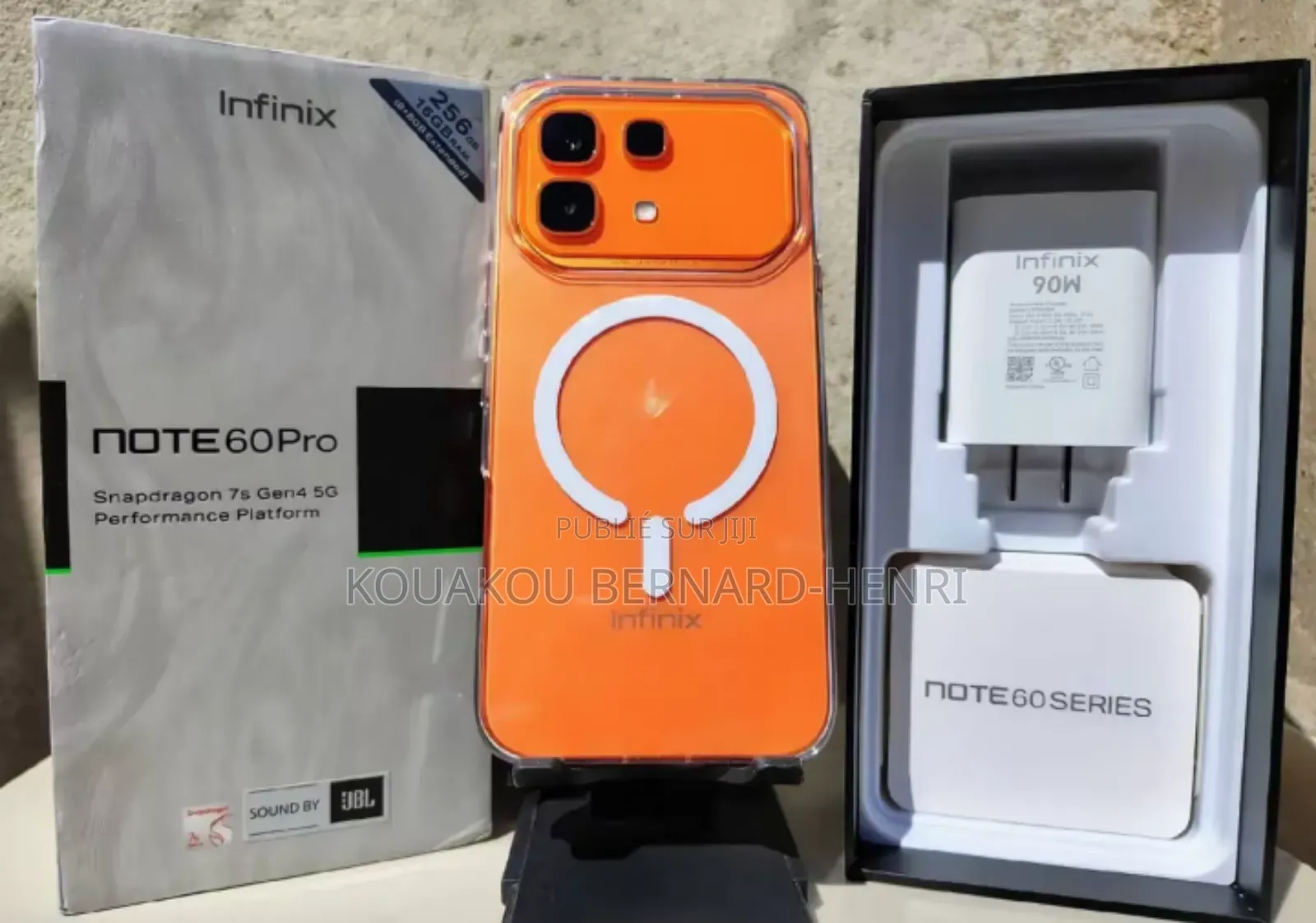Nouveau Infinix Note 60 Pro 256 GB Orange