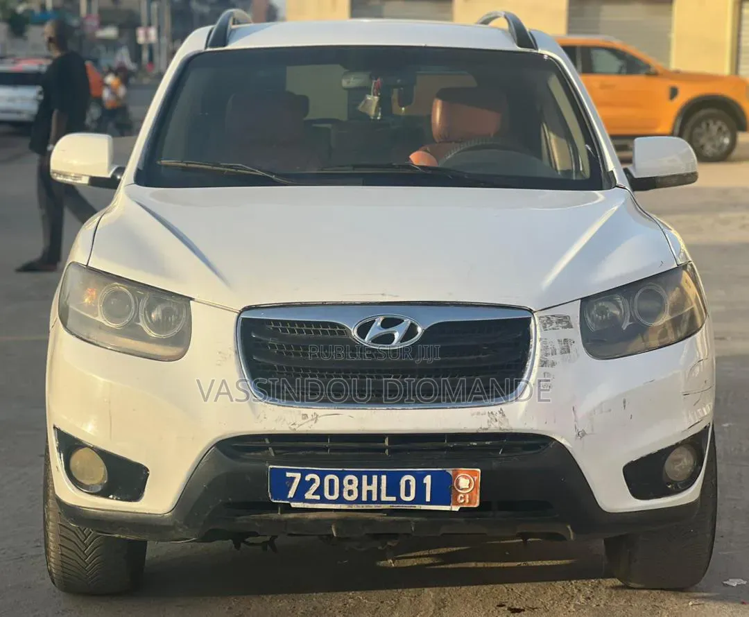 Hyundai Santa Fe 2010 Blanc