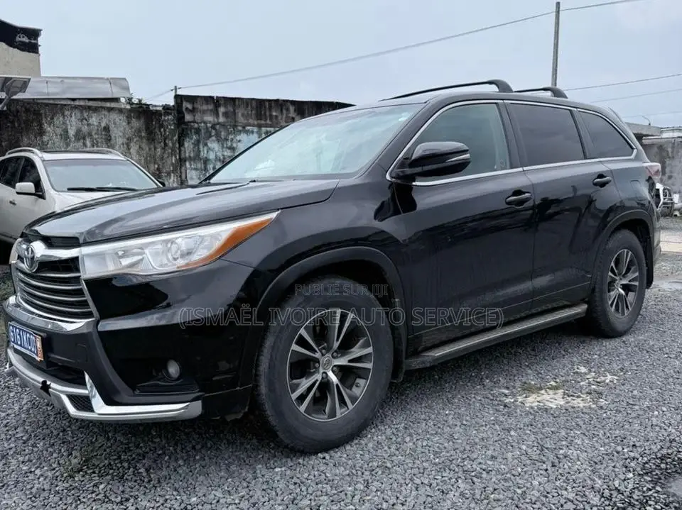 Toyota Highlander 2016 Noir