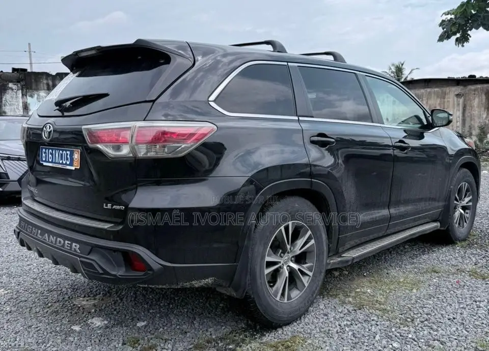 Toyota Highlander 2016 Noir