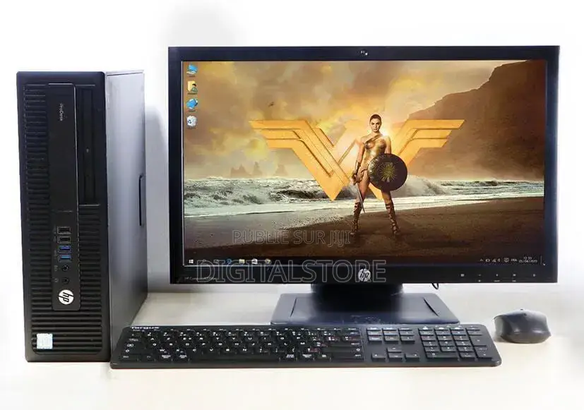 Nouveau Ordinateur de bureau HP 200 G4 4GB Intel Core i3 SSD 500GB
