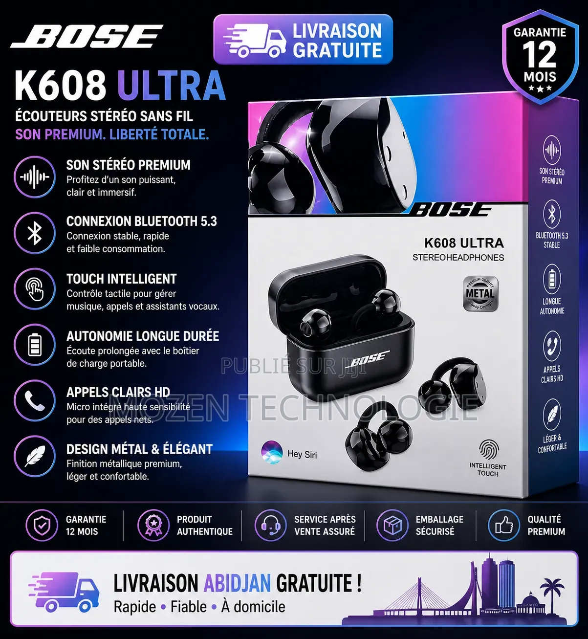 Bose Ultra Écouteurs Sans Fil