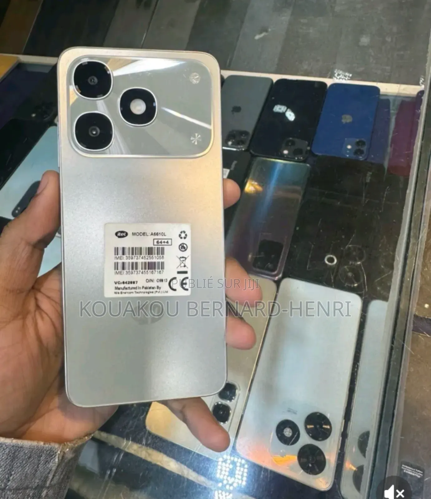Nouveau Itel A90 128 GB Blanc