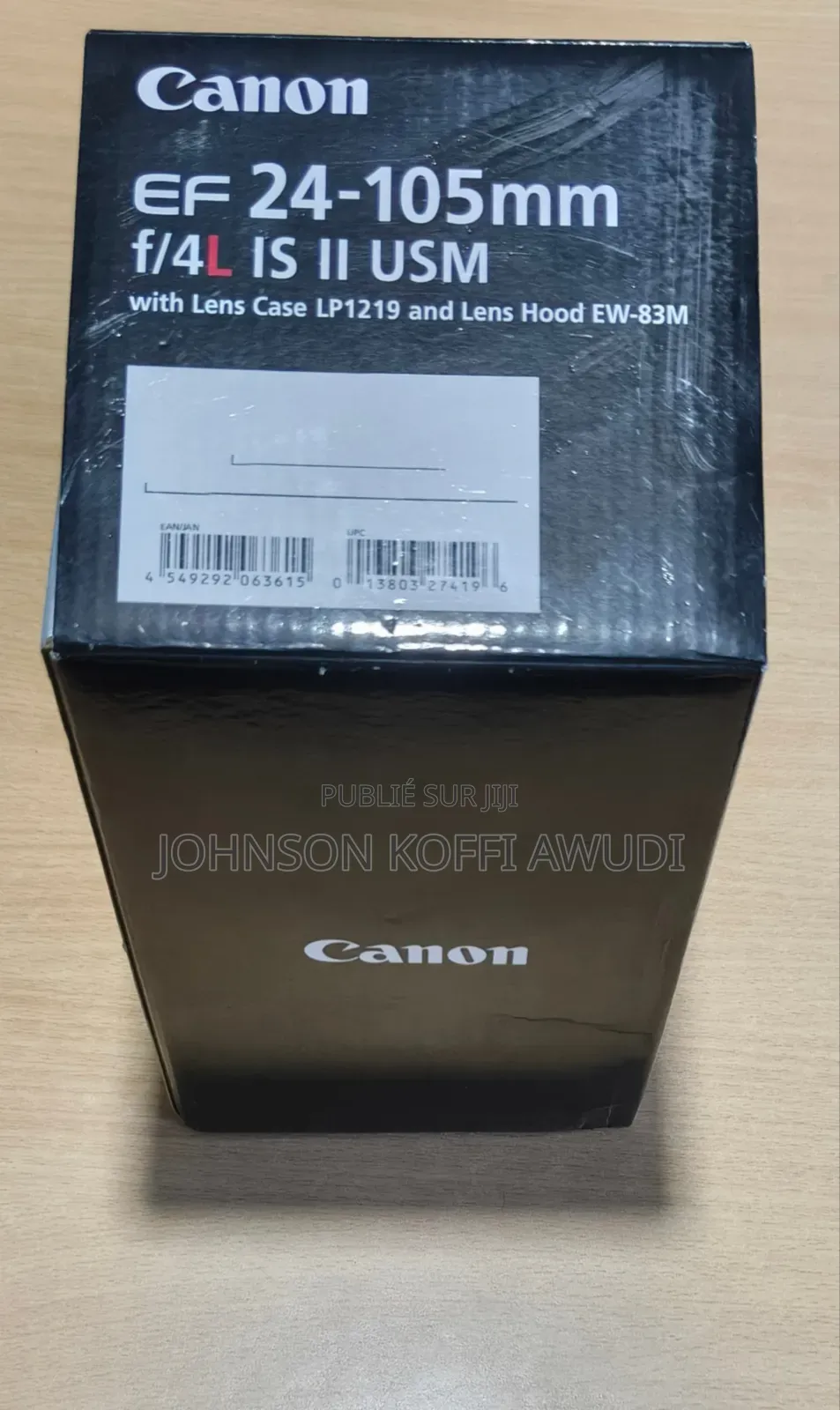Objectif Professionnel Canon F/4 L Is Ii Usm