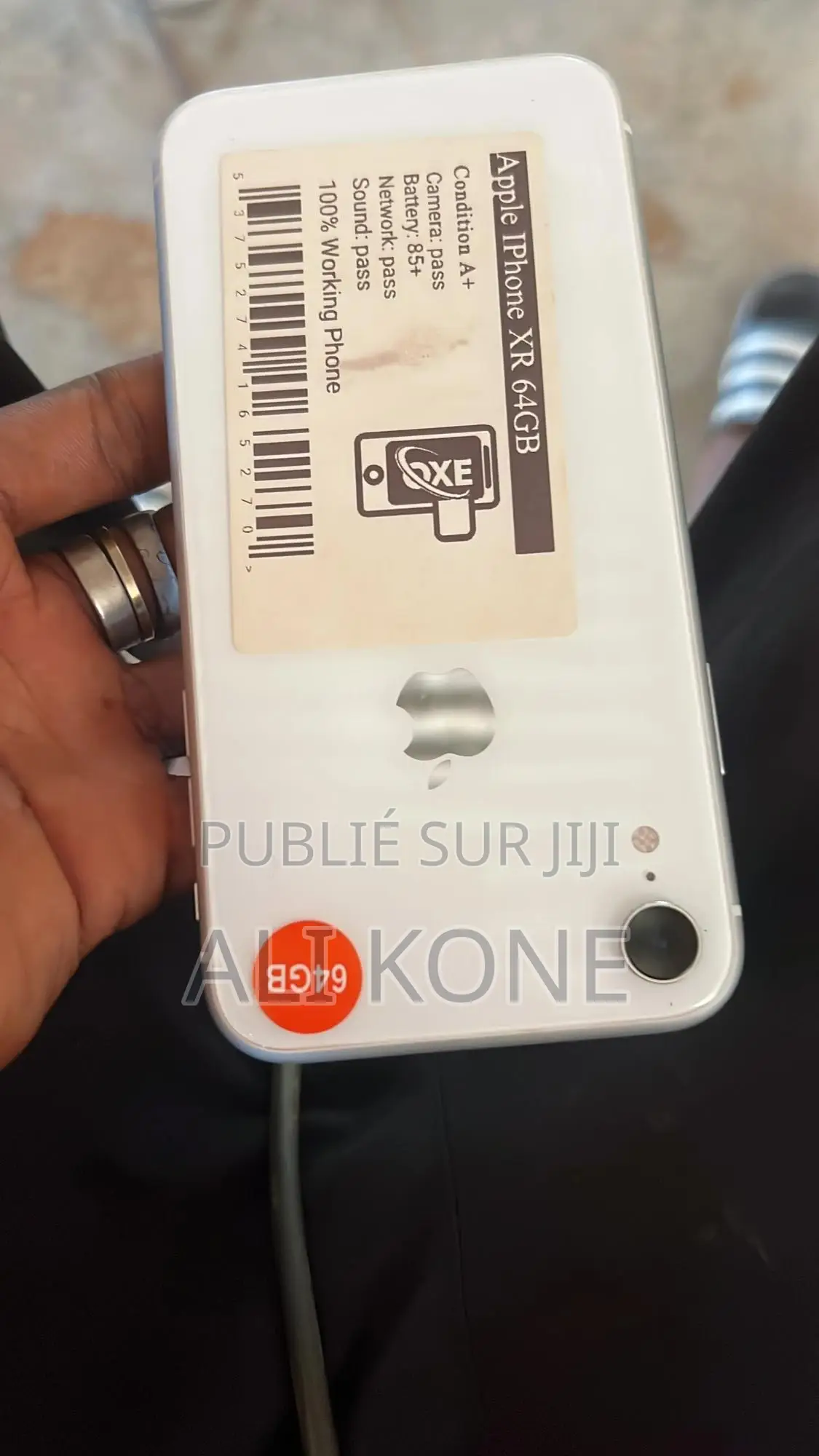 Nouveau Apple iPhone XR 128 GB Blanc