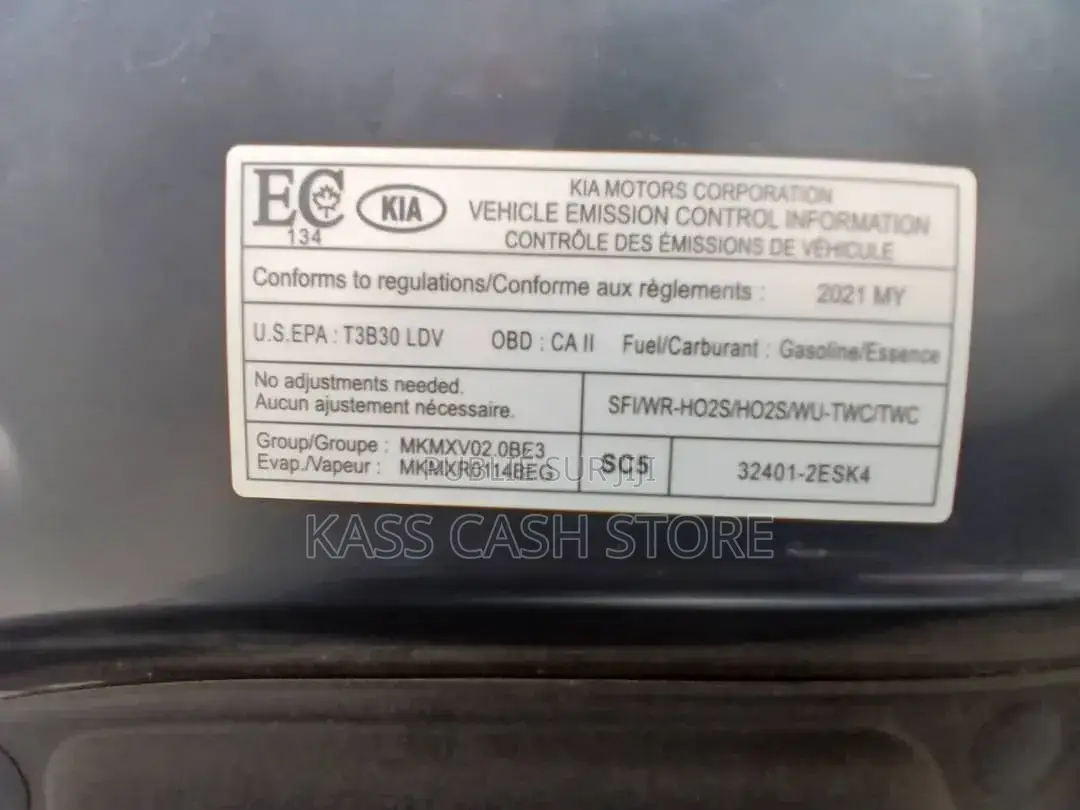 Kia Âme S 2021 Noir