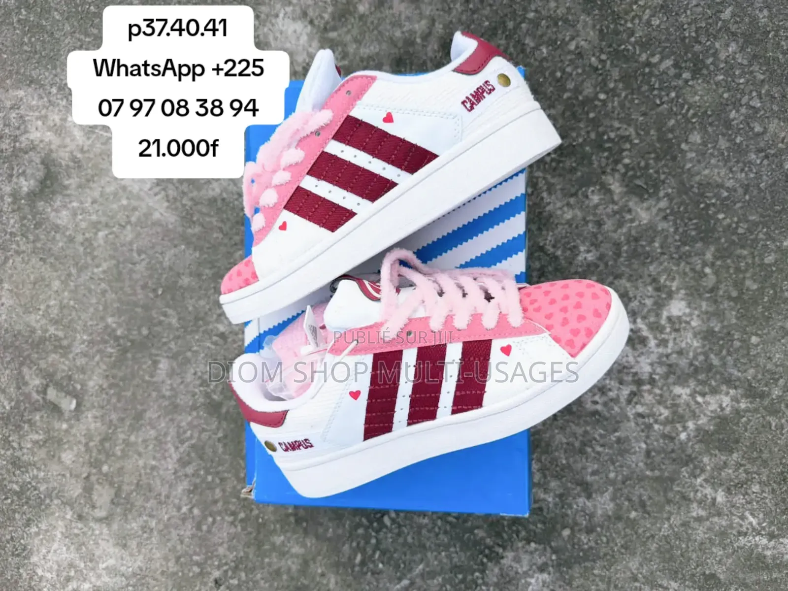 Paires De Baskets Adidas Campus Original