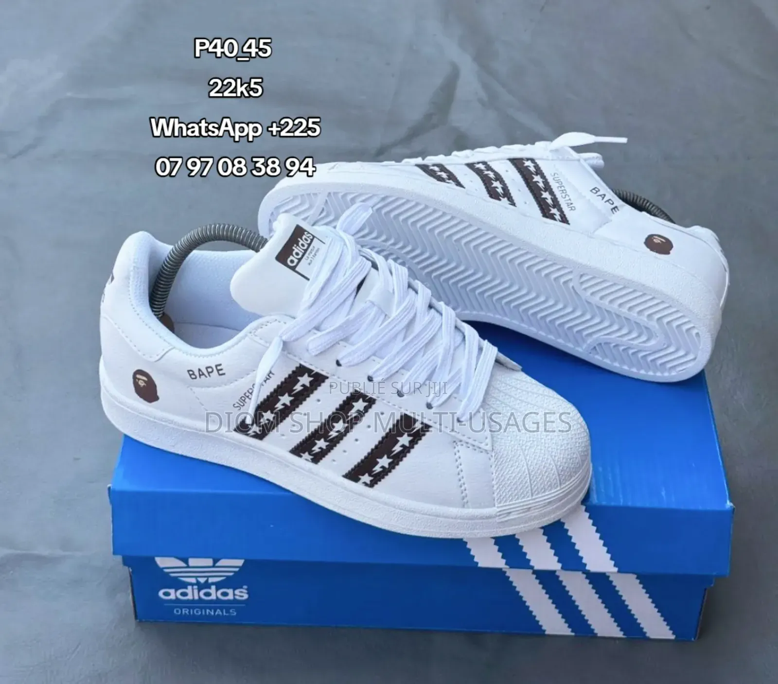 Paires De Baskets Adidas Campus Original